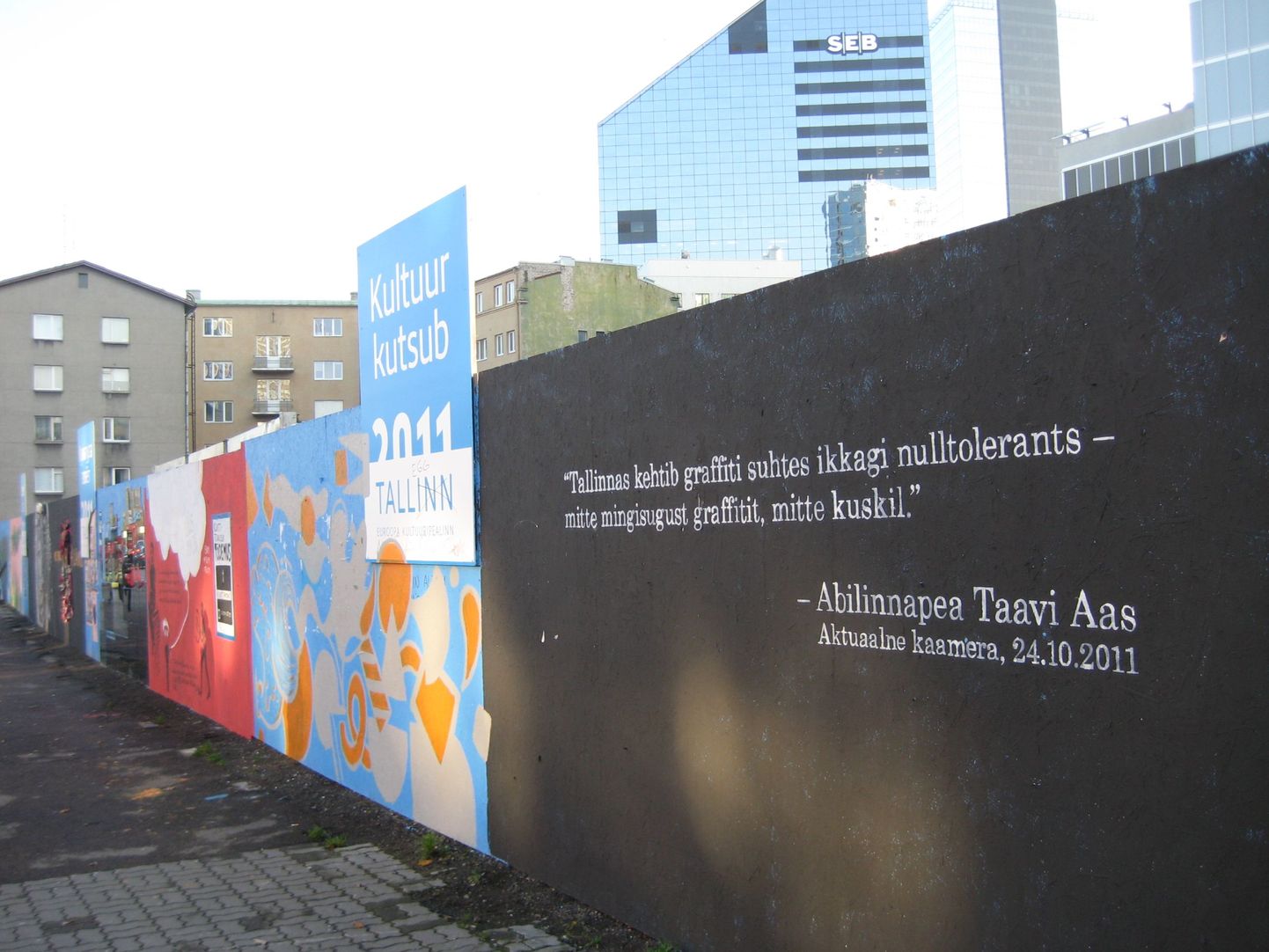 Grafiti suhtes kehtib Tallinnas nulltolerants.