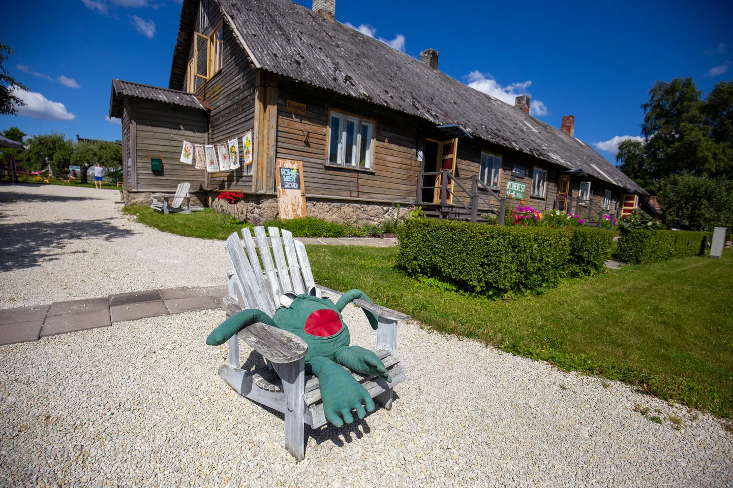 Konna maja Türil, kus peetakse suviti Rohevesti