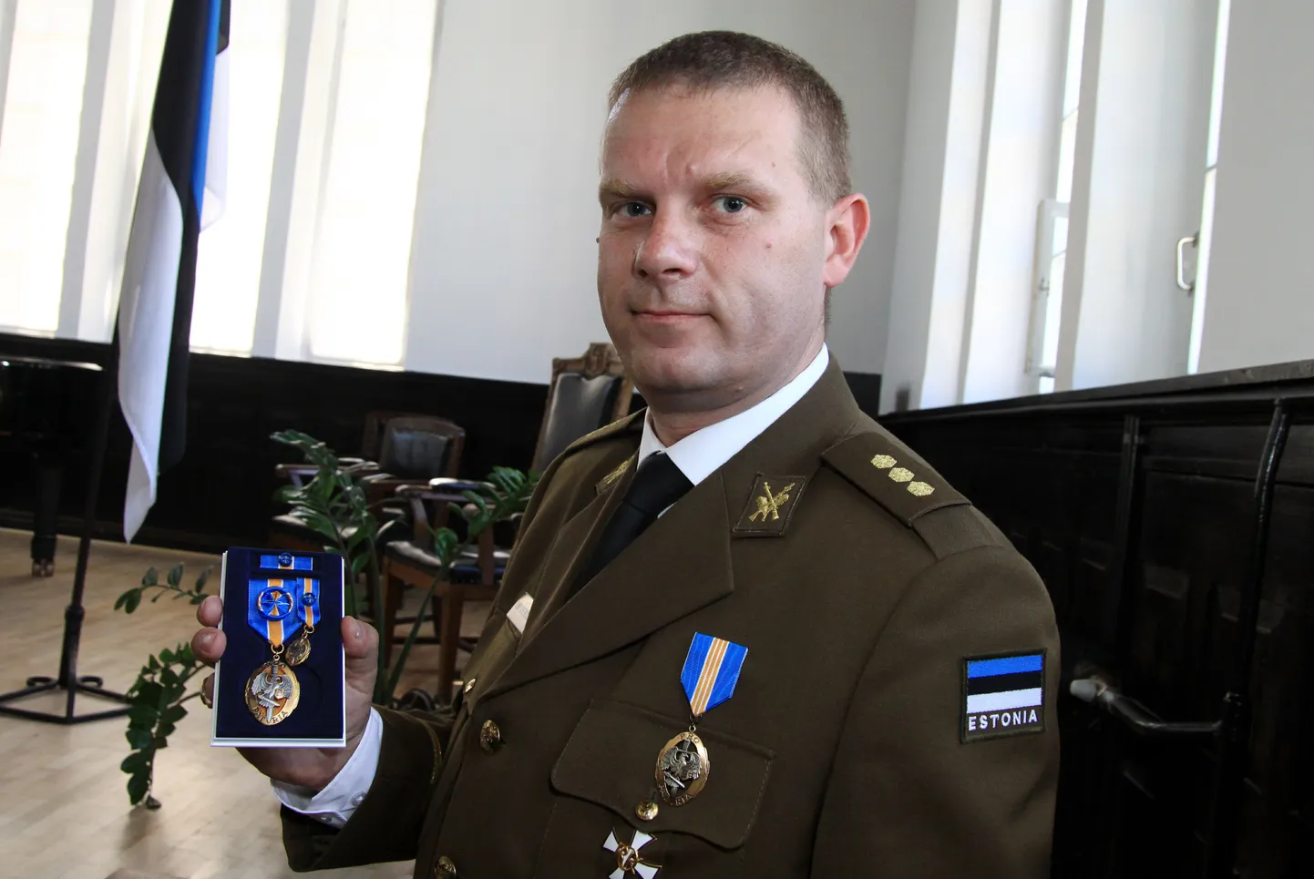 Pärnu linnapea Romek Kosenkranius on laupäevani kaitseväe õppusel. Foto on illustreeriv.