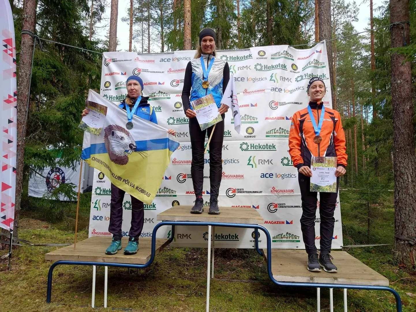 Eesti orienteerumismeistrivõistluste tavarajal polnud vastast Evely Kaasikule (poodiumi kõrgemal astmel).