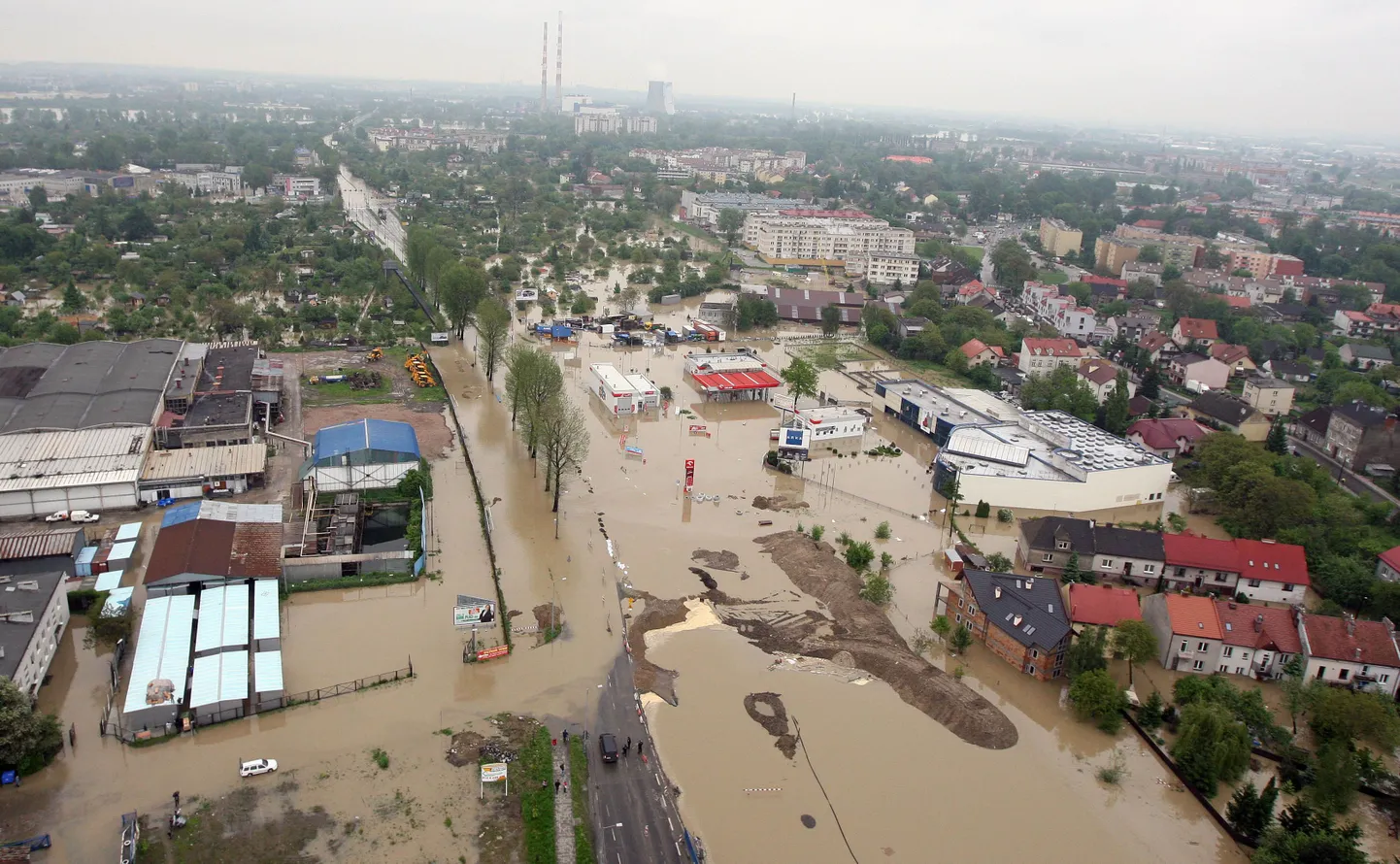 Lõuna-Poolat tabasid rängad üleujutused.