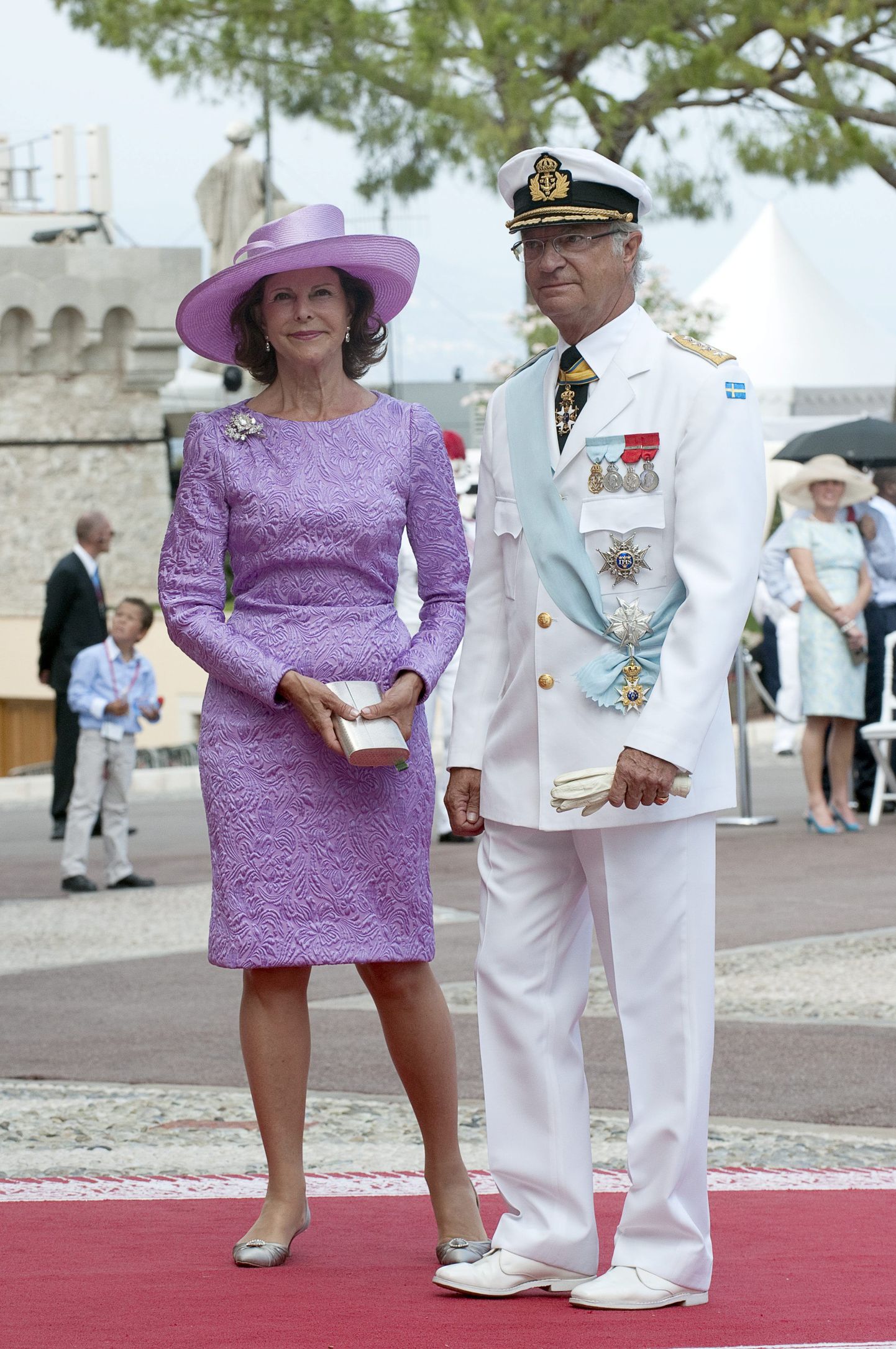 Kuningas Carl XVI Gustaf  ja kuninganna Silvia