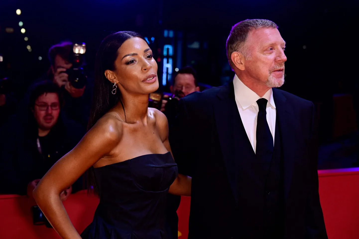 Boris Becker (paremal) koos tüdruksõbra Lilian de Carvalho Monteiroga.
