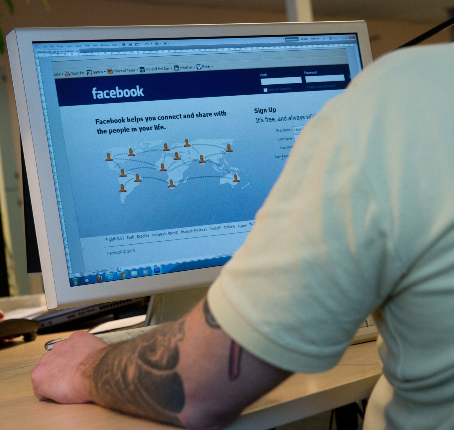 Facebook kuulub enimkülastatud veebilehtede hulka.