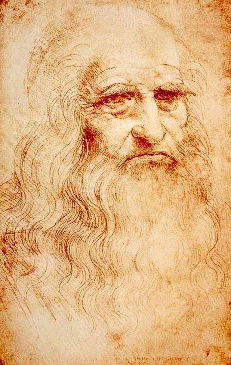 Leonardo da Vinci autoportree / wikipedia.org
