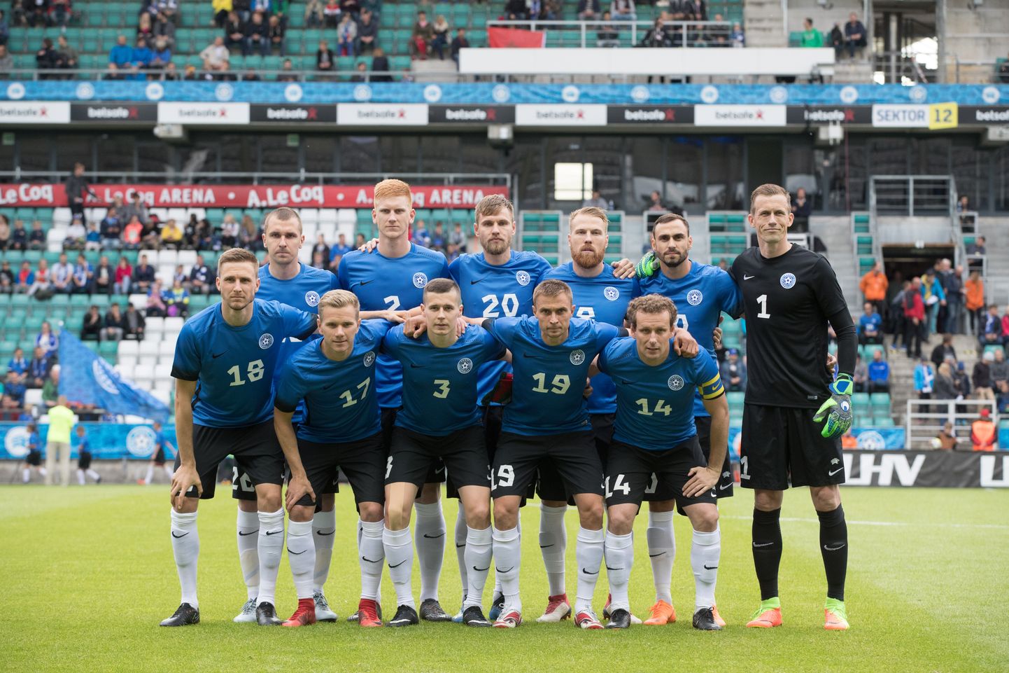 Eesti meeste jalgpallikoondis.