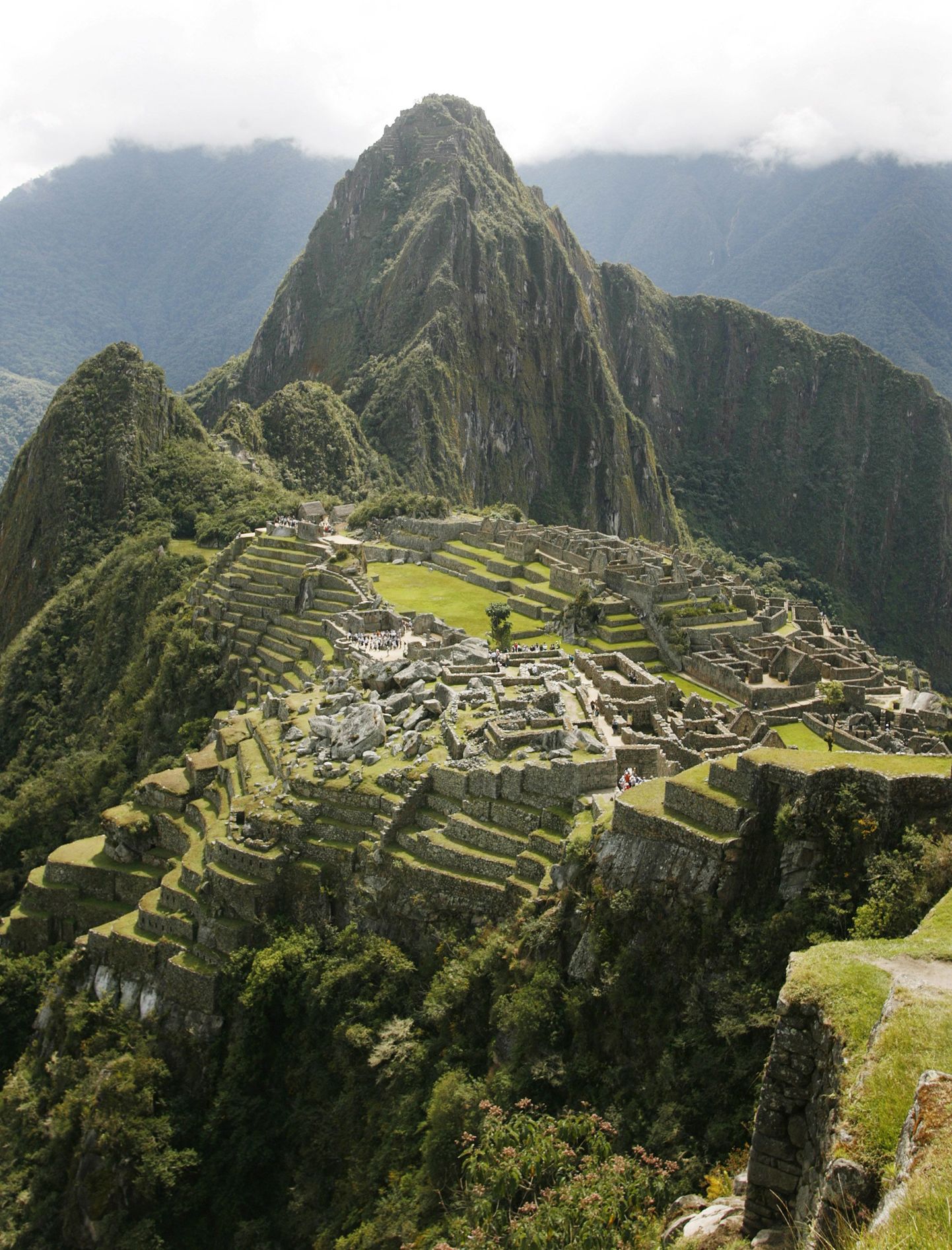 Inkade tsitadell Machu Picchu Cuzcos