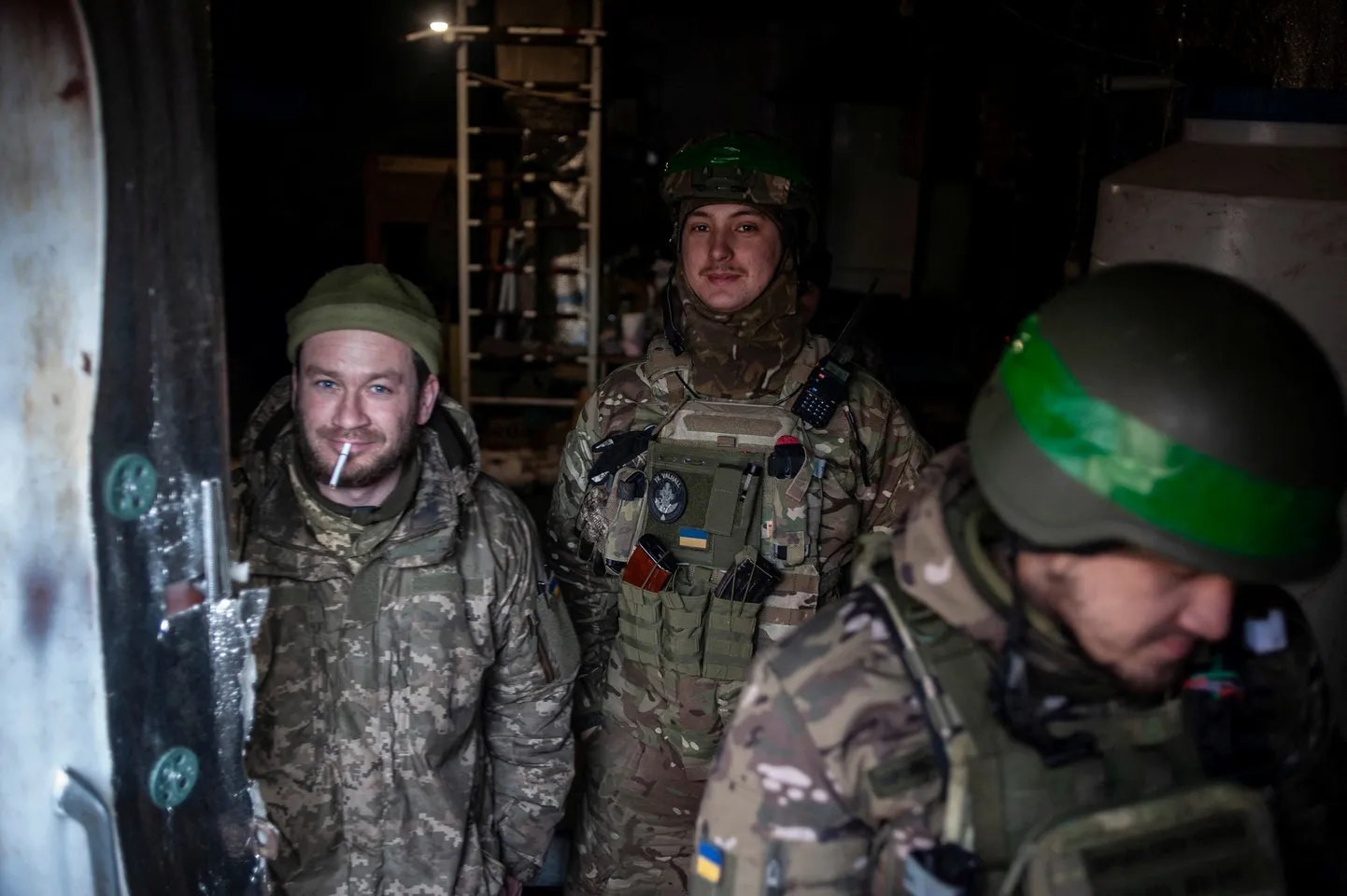 Ukraina sõdurid Bahmuti all.