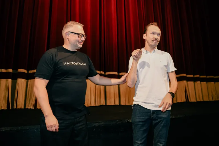 Māris Vītols un Arturs Krūzkops.