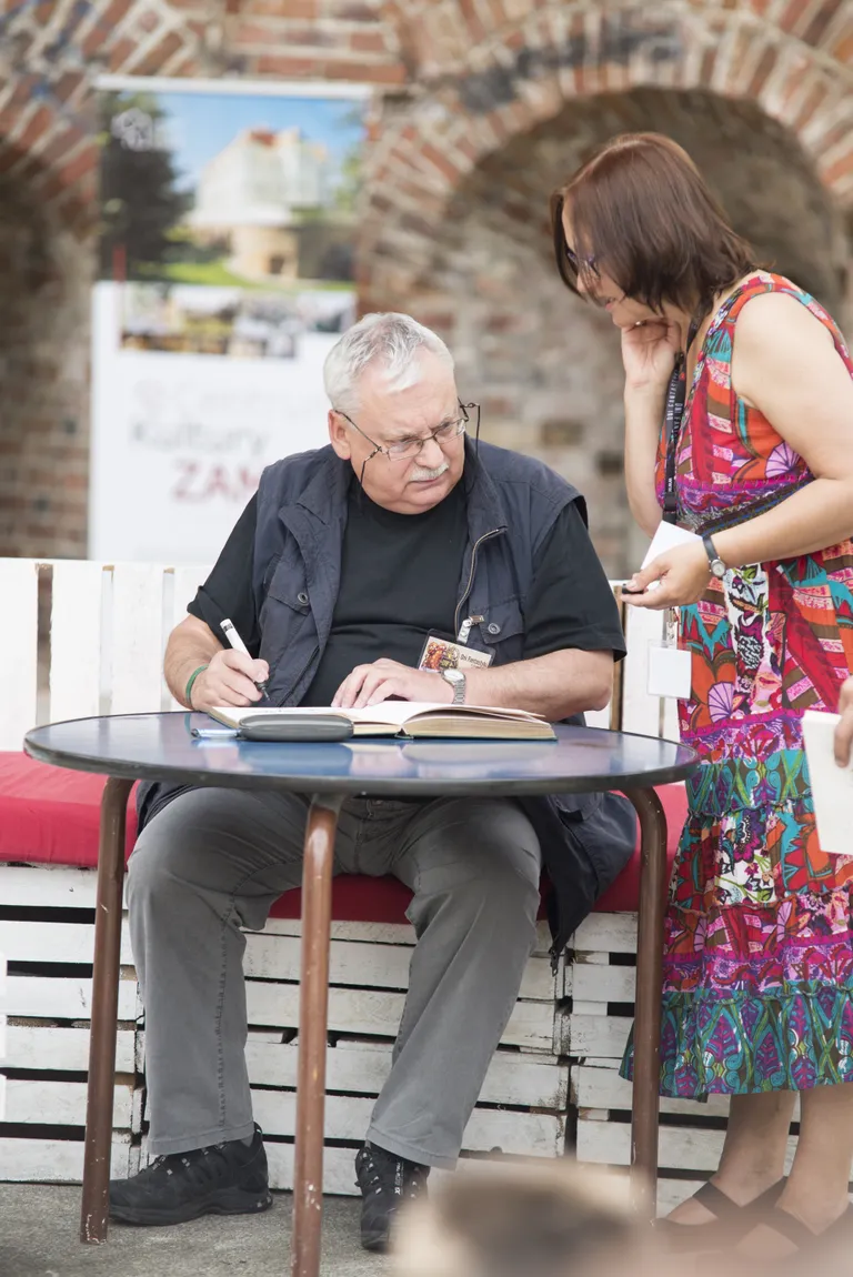 Poola kirjanik Andrzej Sapkowski.