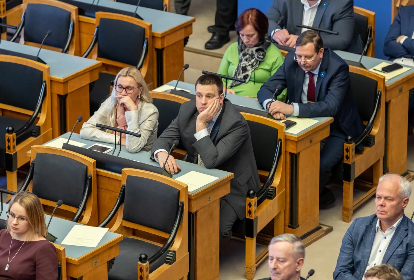 Simson ütles ministrina viimased sõnad ja lubas head koostööd riigikogus.