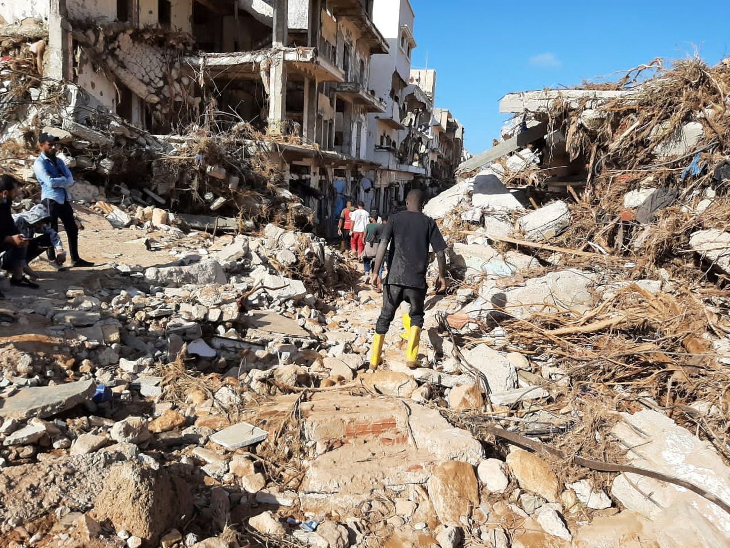 Häving Liibüas Derna linnas.