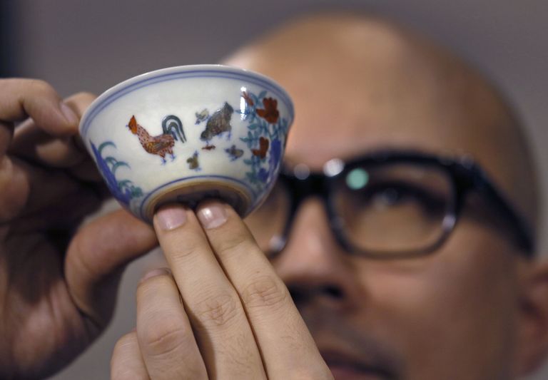 Sotheby's oksjonimaja oksjonil rekordhinnaga müüdud Vana-Hiina keraamika