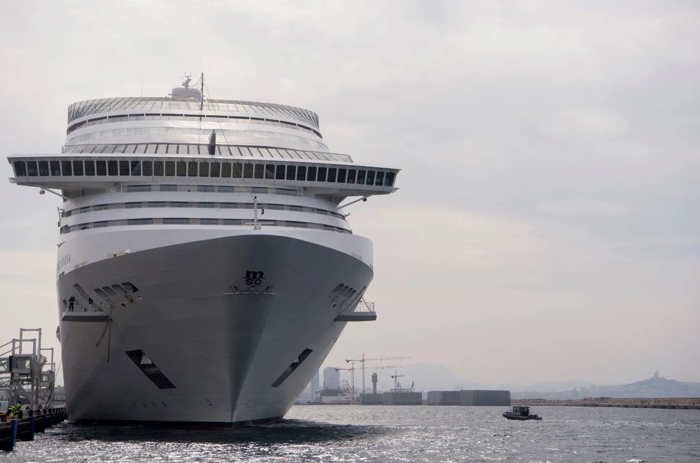 Круизный лайнер MSC. Иллюстративное фото.