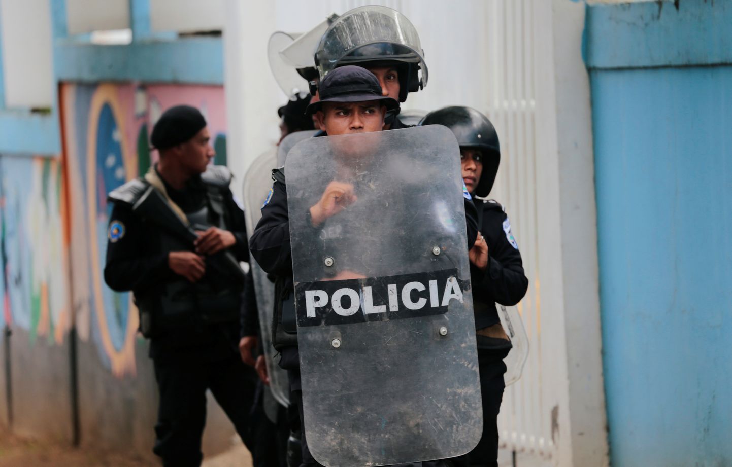 Nicaragua politseinikud.