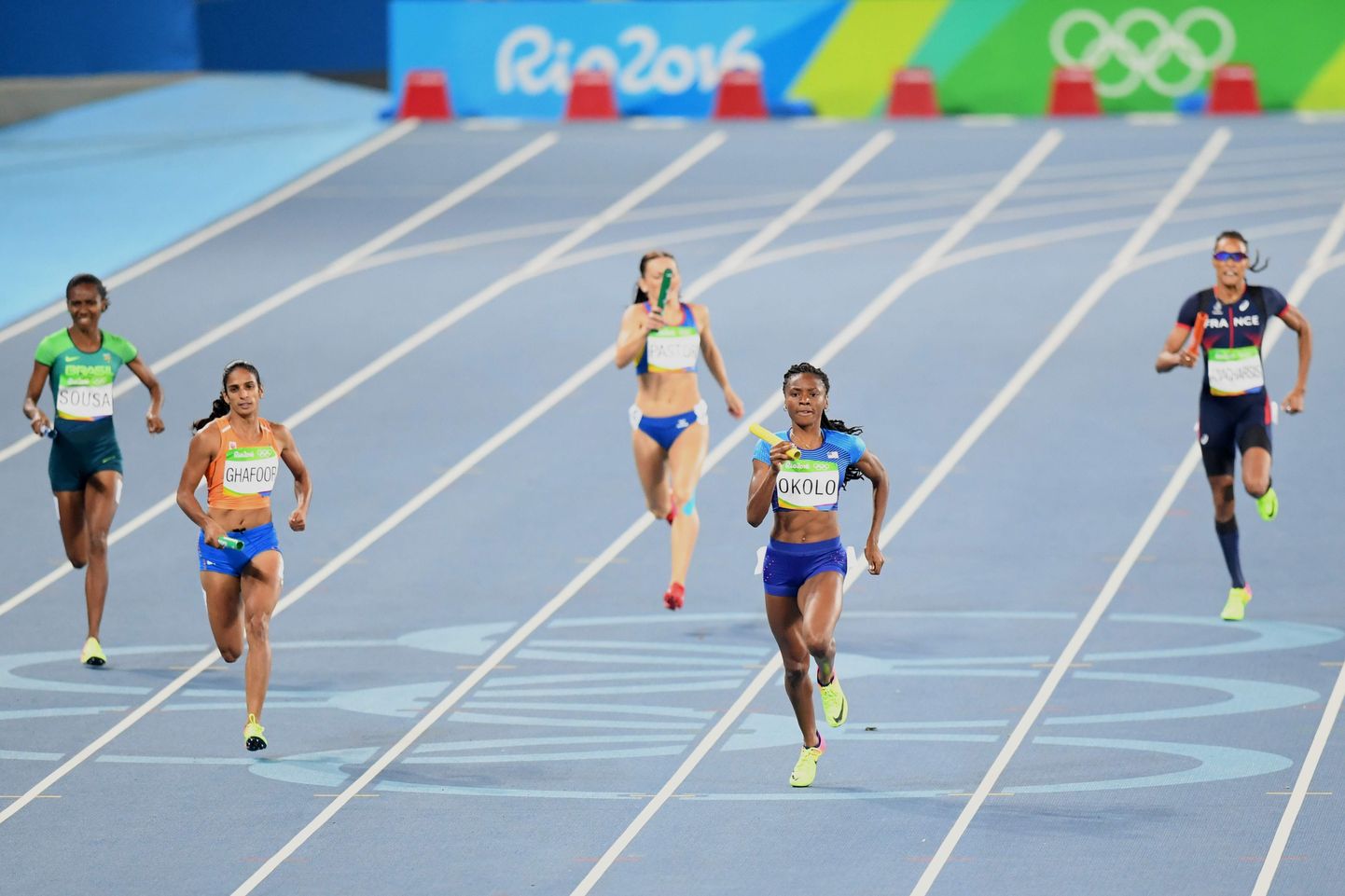 Madiea Ghafoor Rio olümpia teatejooksus