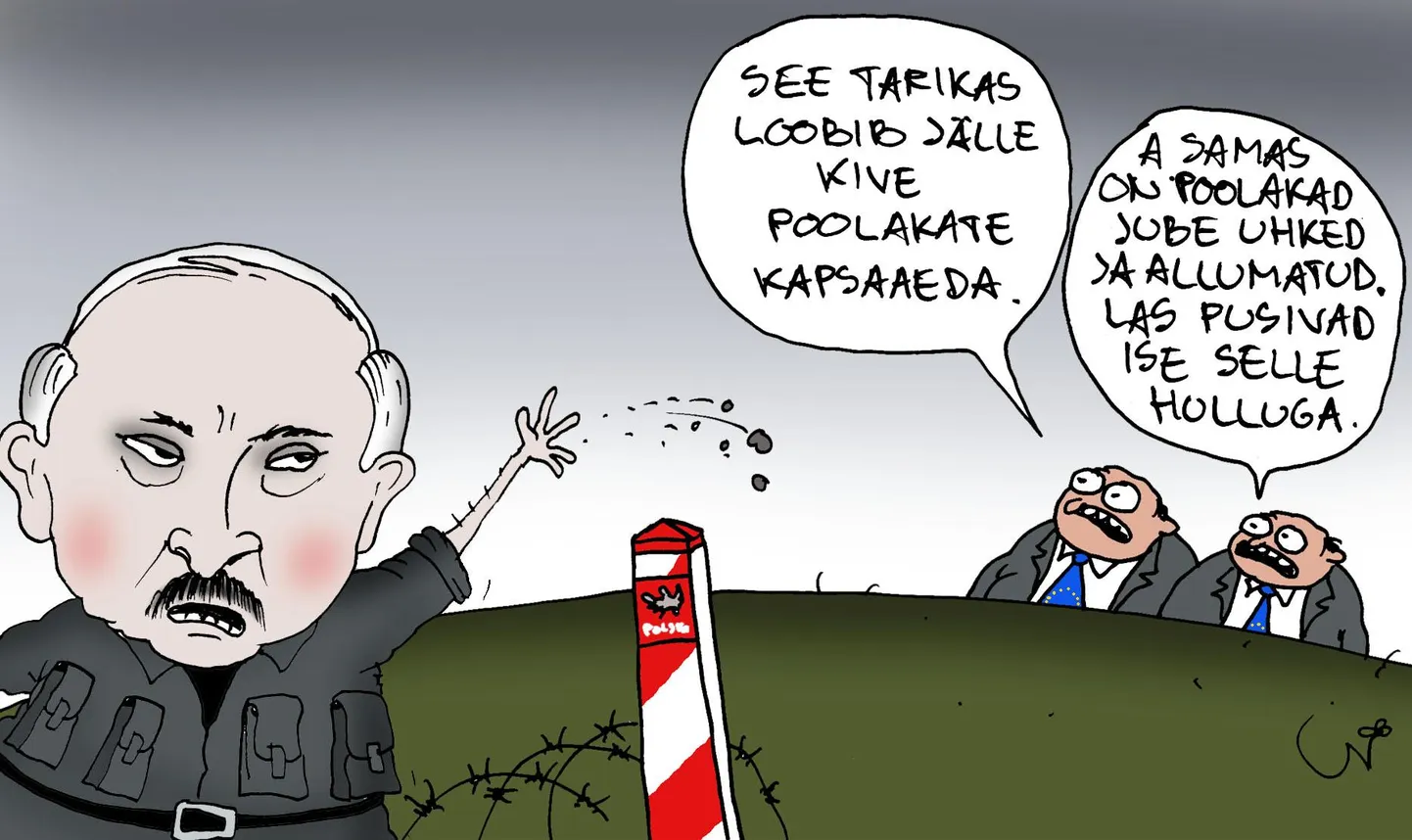 Urmas Nemvalts joonistab.
