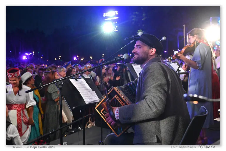 Tautas mūzikas pētnieks un muzikants Oskars Patjanko