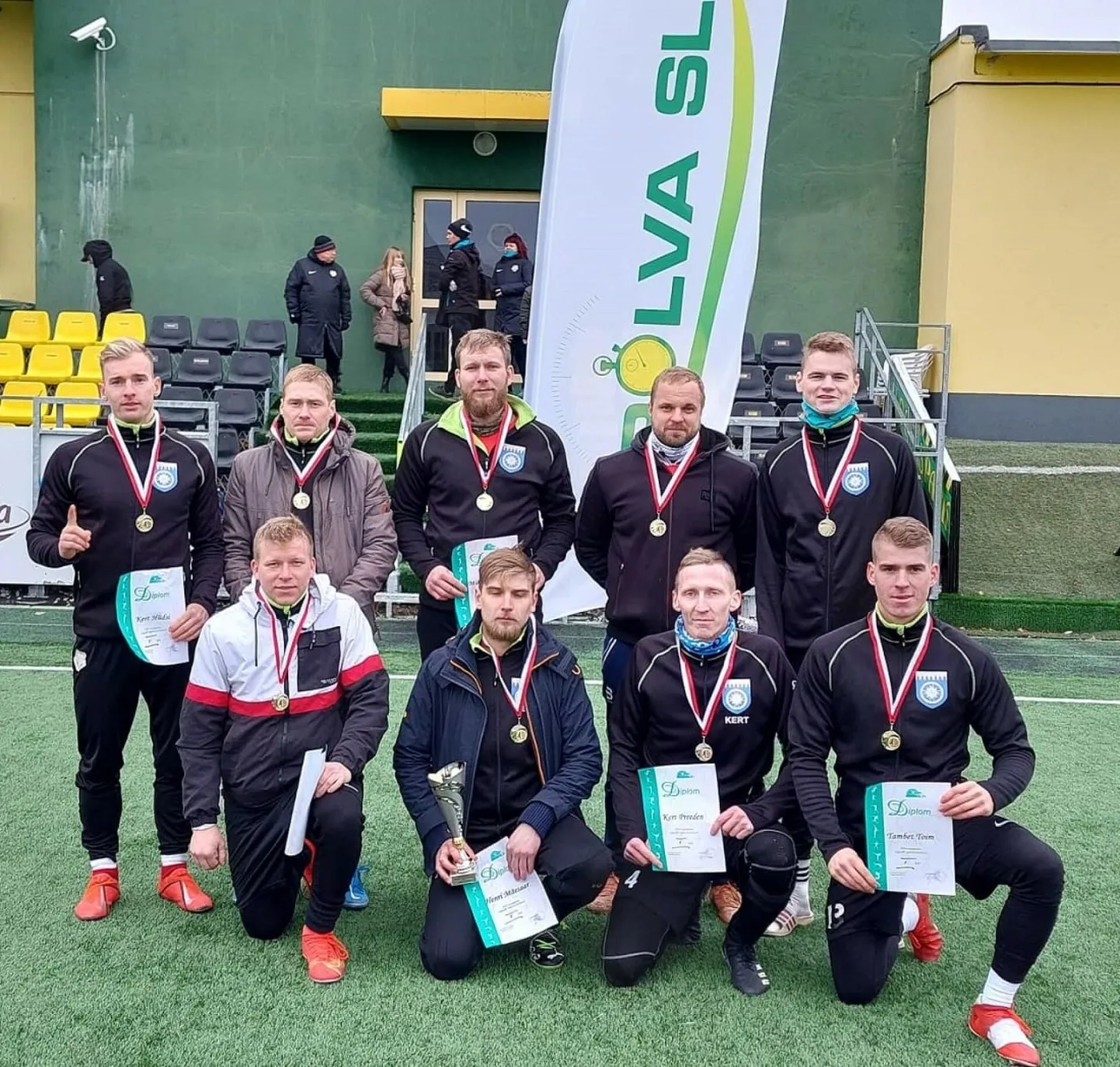 Räpina vutitiim tuli meistriks teist aastat järjest.