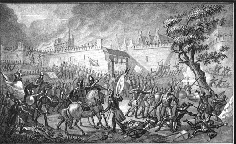 Narva vallutamine vene vägede poolt Liivi sõja algul 1558. aastal.