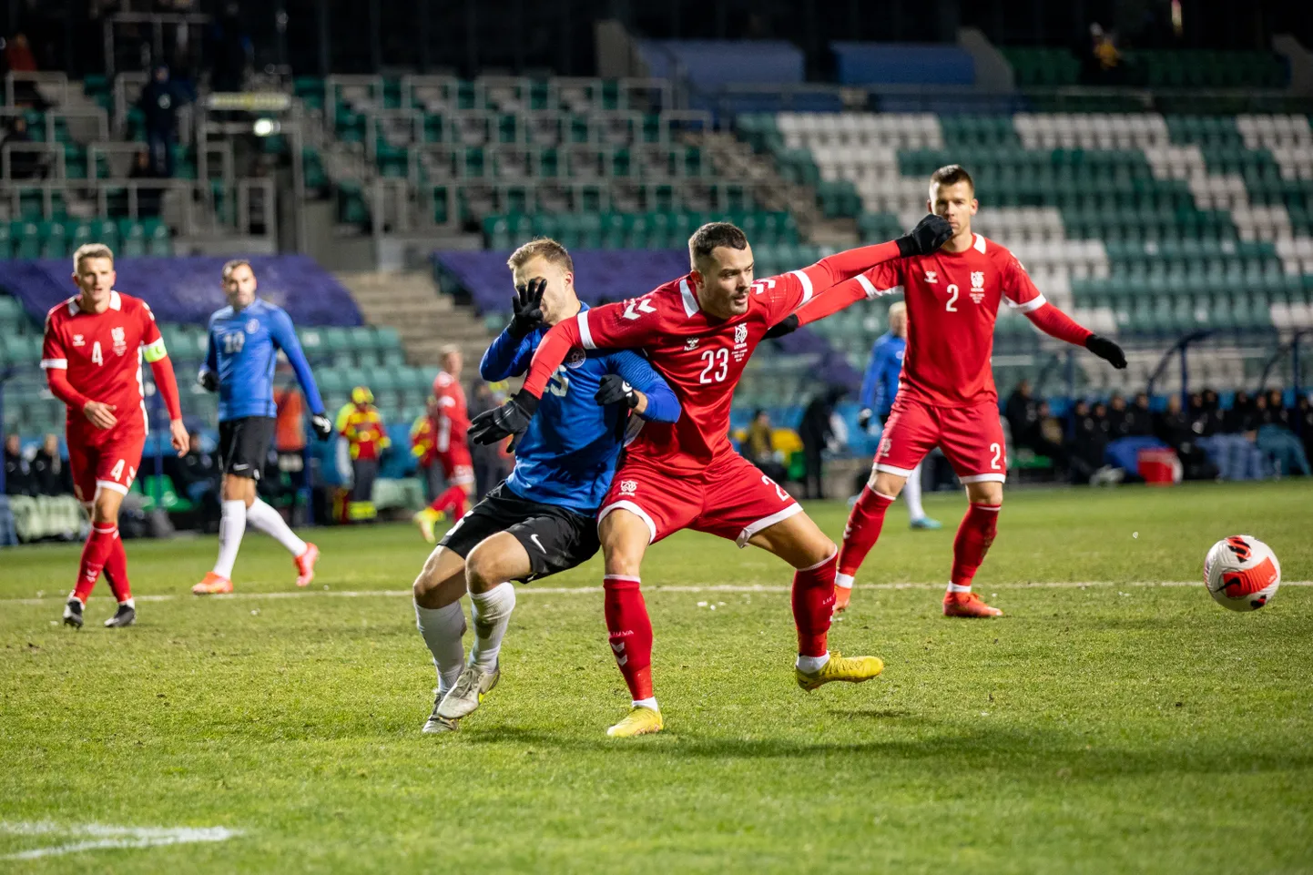 Viimati peeti Balti turniir 2022. aastal. Eesti (sinises) võitis 2:0 Leedut (punases) ning sai kolmanda koha.