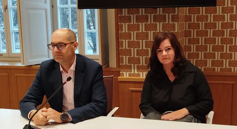 Advokaat Indrek Lillo ja Monika Rogenbaum