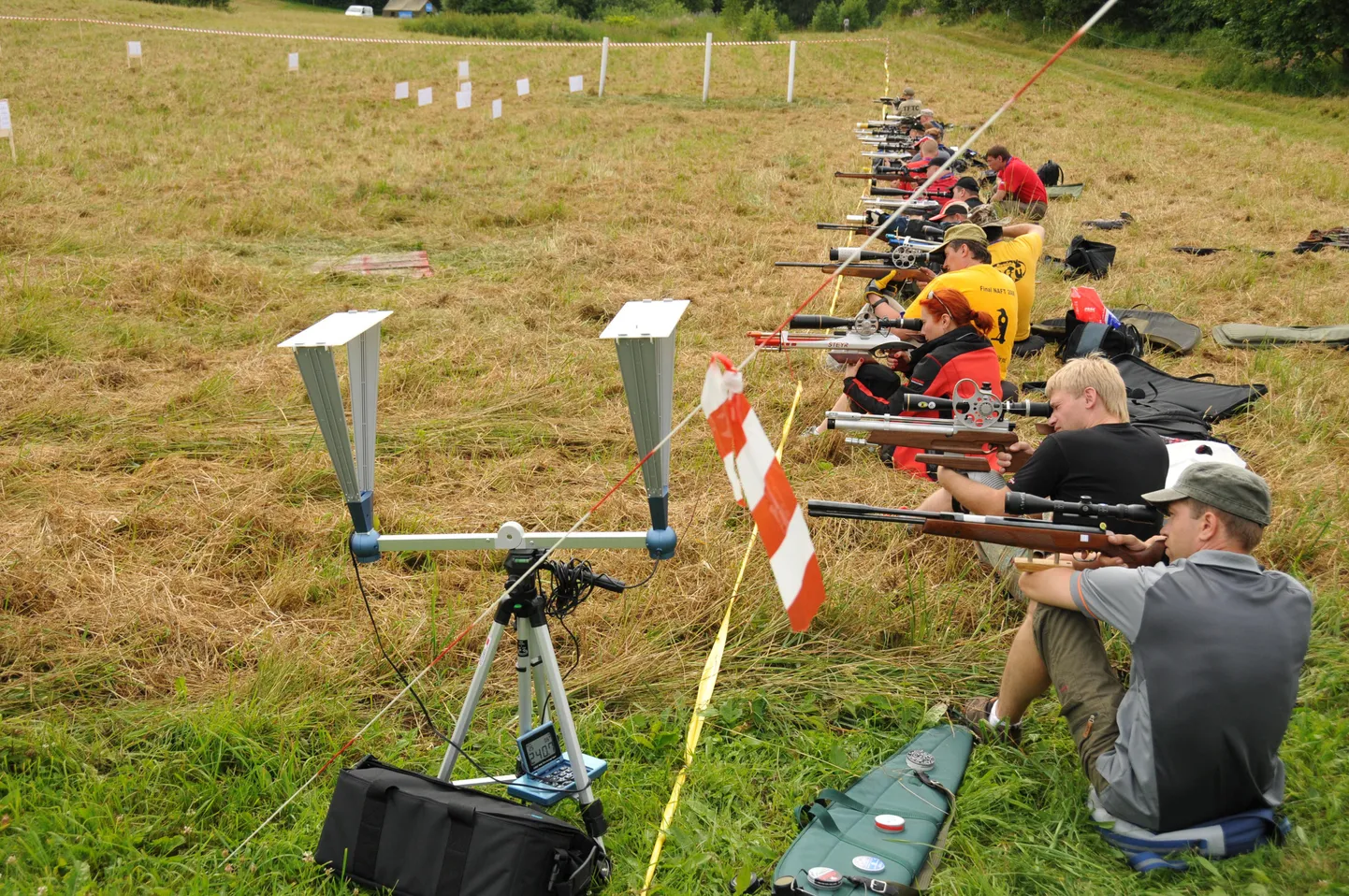 Hetk Field Target laskmise Balti karikavõistluste eilselt harjutuspäevalt.