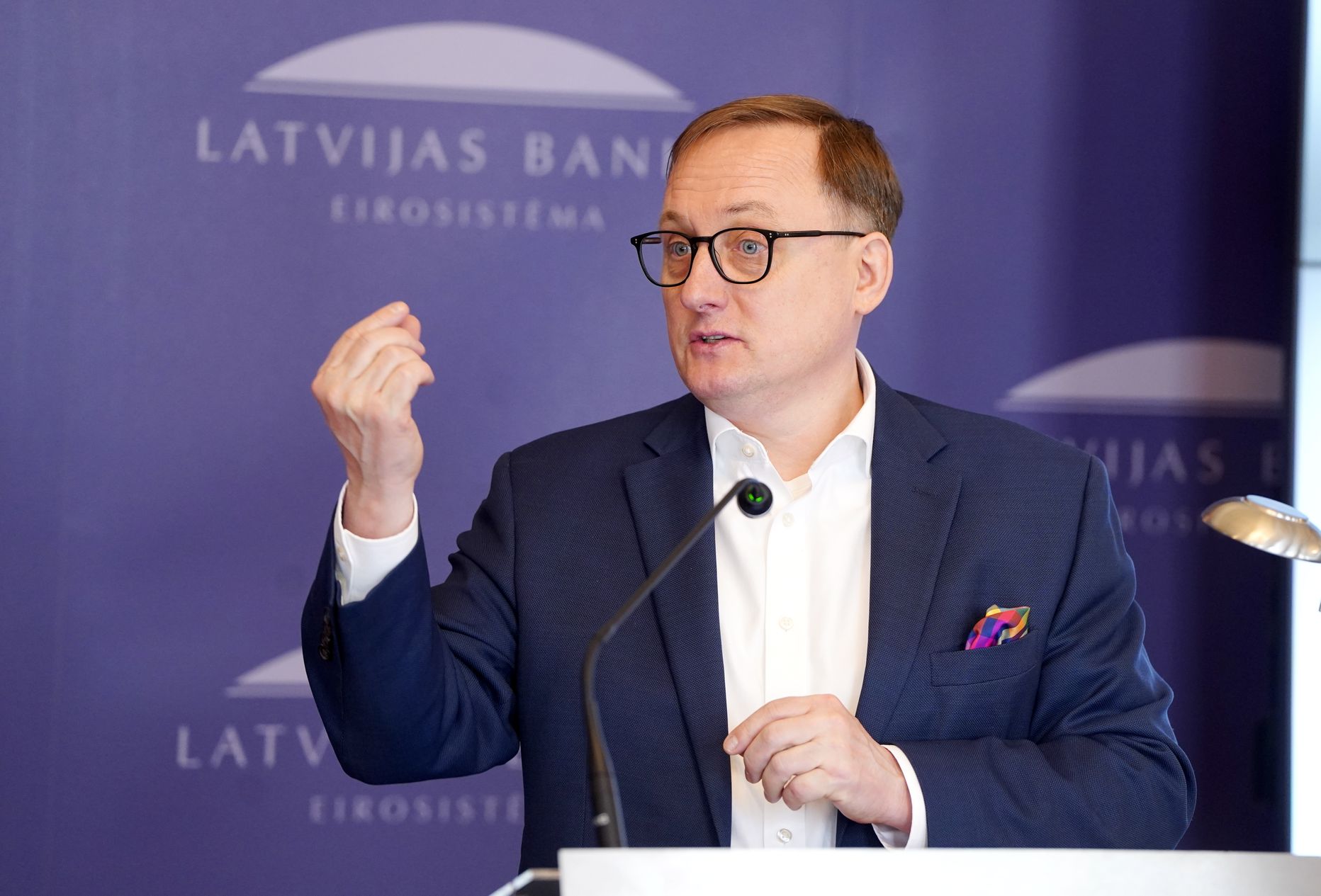 Президент Банка Латвии Мартиньш Казакс
