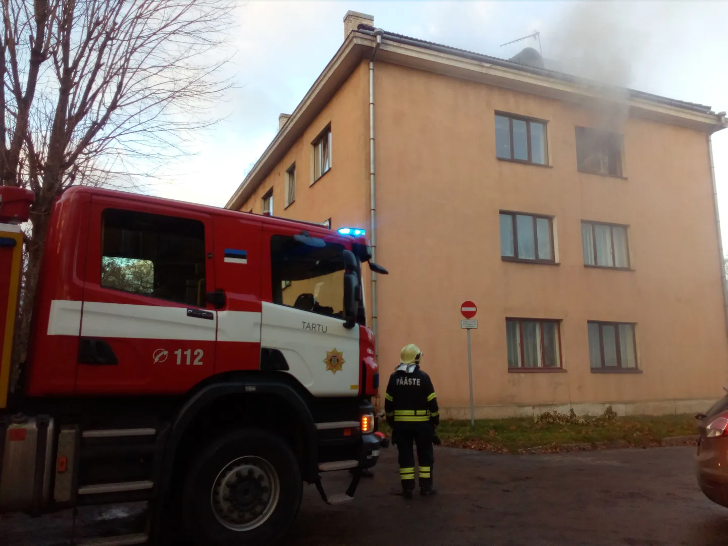 Tulekahju Pepleri tänaval.