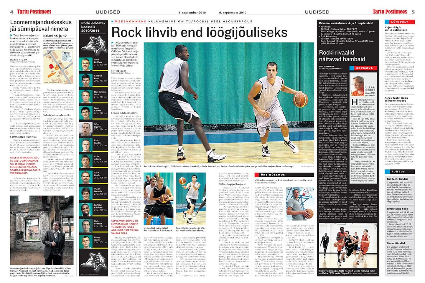 Tartu Postimees, 6. september 2010
