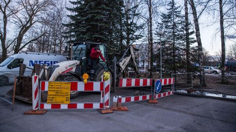 Из-за аварии водопровода одна из улиц Таллинна будет закрыта для движения