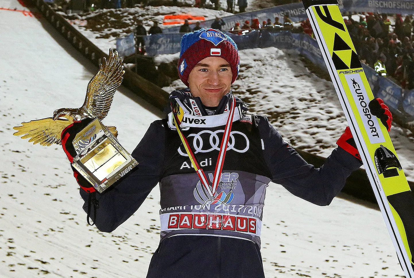 Kamil Stoch ja kuldne kotkas.