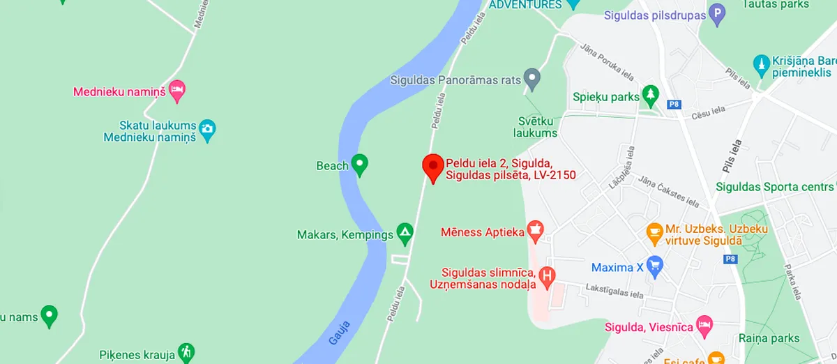 Место в Сигулде (ул. Пелду, 2), куда приглашали добровольцев
