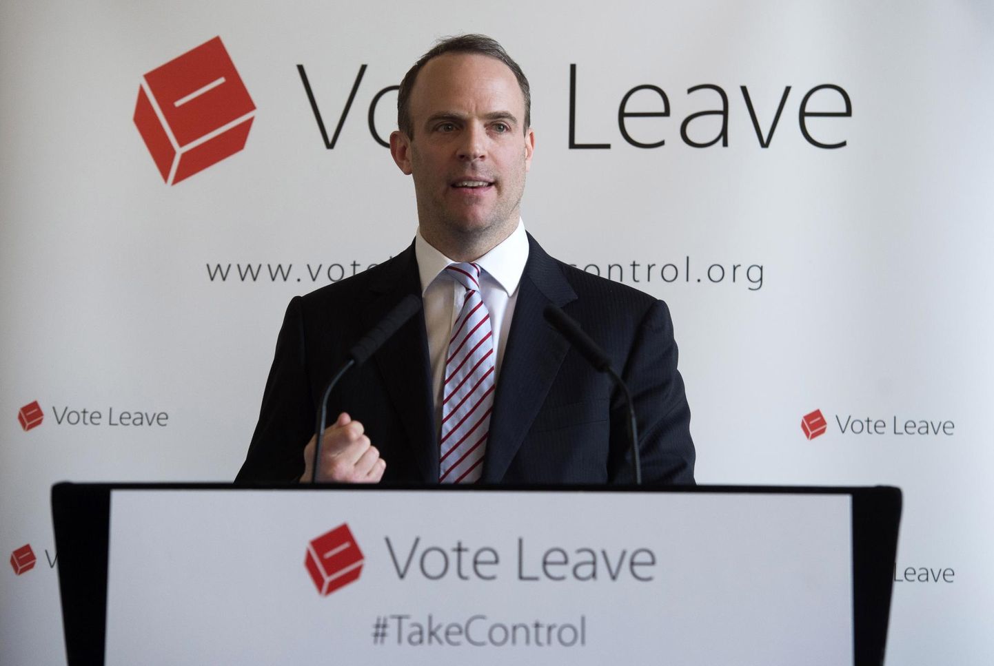 Brexiti minister ja üks Vote Leave’i kampaania juhte Dominic Raab. 