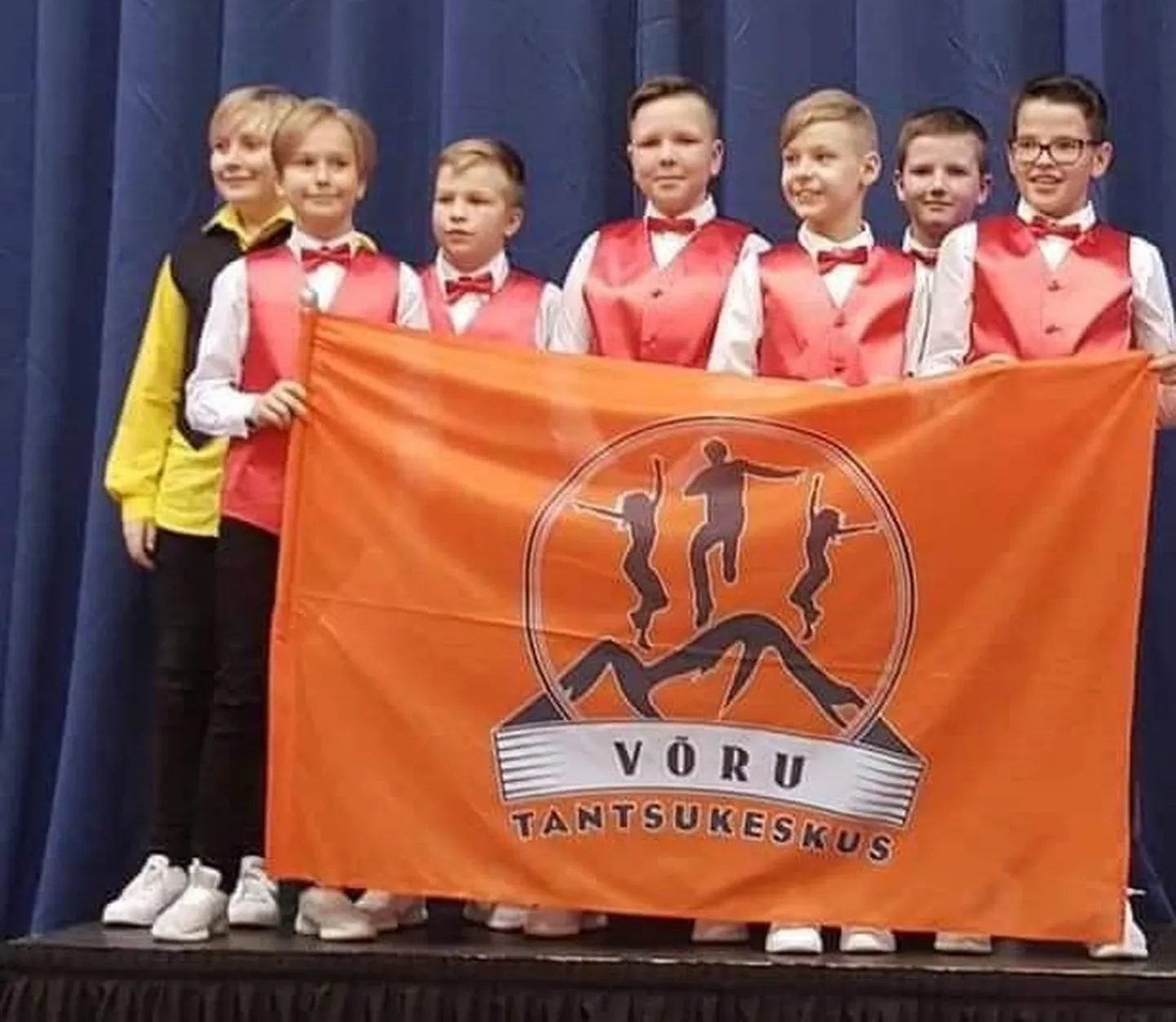 Võru Tantsukeskuse võidukad noored.