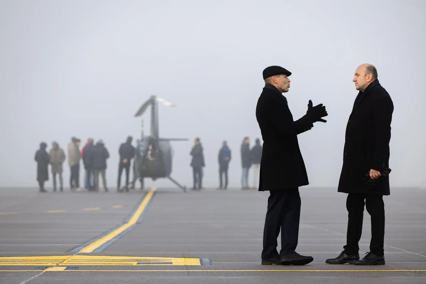 Pildil kaitseminister Hanno Pevkur ja riigikogu riigikaitsekomisjoni esimees Kalev Stoicescu.