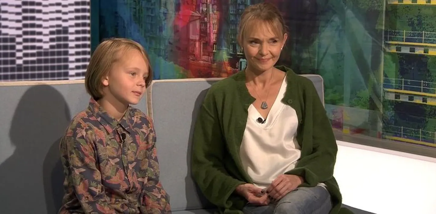 Elina Reinold ja tema seitsmeaastane poeg Jakop «Ringvaates»