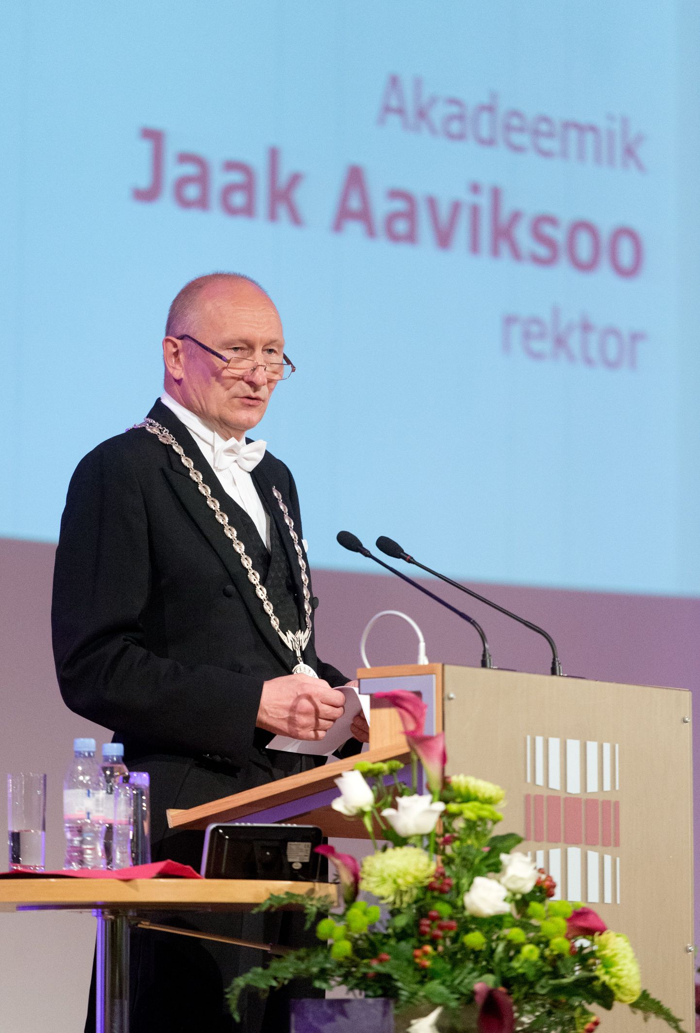 TTÜ rektor Jaak Aaviksoo inauguratsioonitseremoonia.