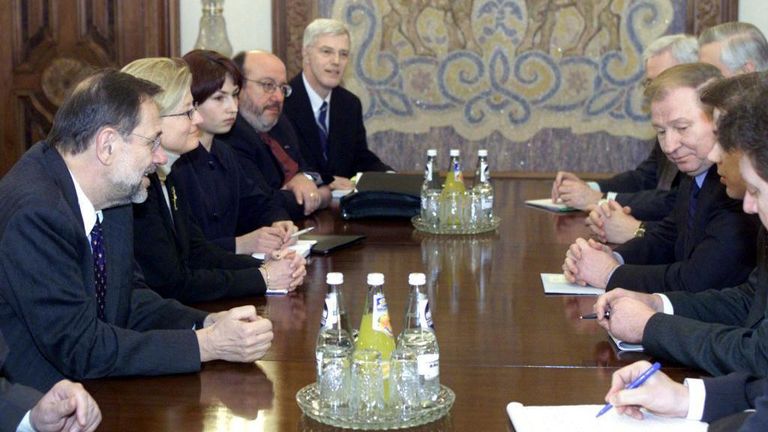 Переговоры Еврокомиссии и Украины в Киеве. Февраль 2001 года