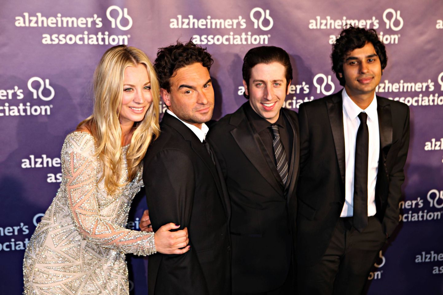 Sarja «The Big Bang Theory» osatäitjad Kaley Cuoco, Johnny Galecki, Simon Helberg ja Kunal Nayyar