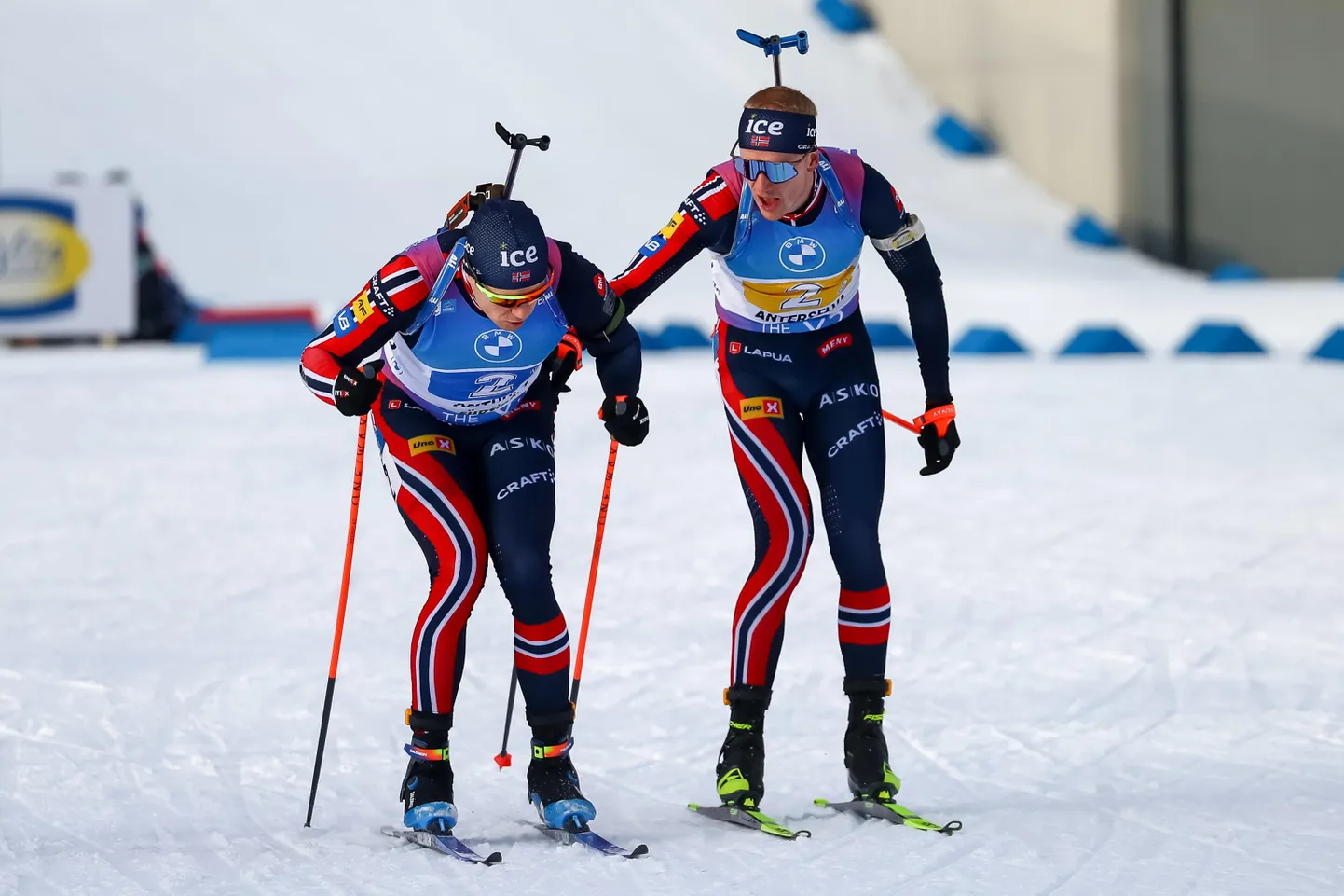 Vennad Tarjei (vasakul) ja Johannes Thingnes Bø (paremal) kuuluvad praegu Norra koondise tippu, kuid tõmbavad selle hooajaga karjäärile joone alla. Norra treeneritel aga ei tohiks tekkida raskusi tühimiku täitmisega.