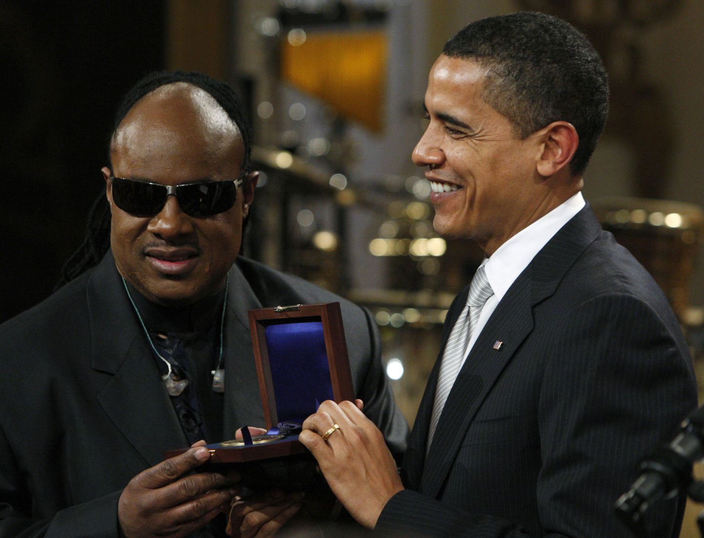 Stevie Wonder ja Barack Obama