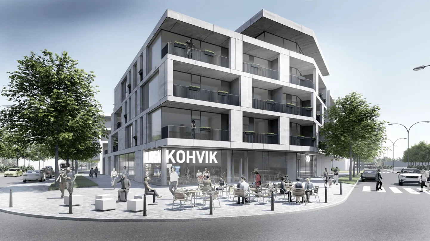 Lai 15 arhitektuurikonkursi võitis osaühingu Boa kavand “Lainurk”.