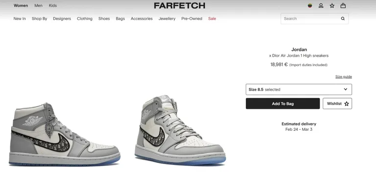Koostöös maailmakuulsa moemajaga valminud Nike jalatsid maksavad hingehinda.