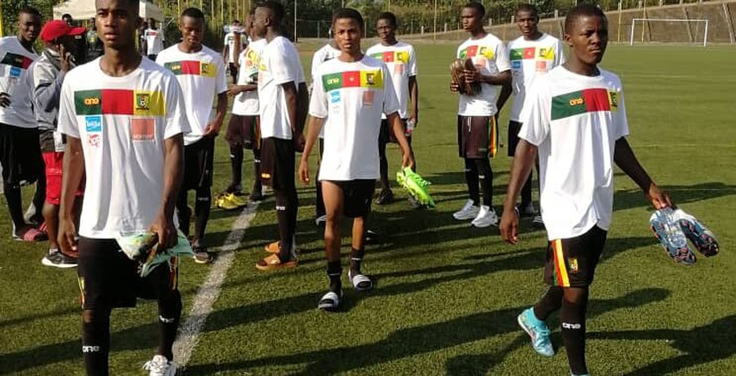 Kameruni U17 jalgpallikoondislased.