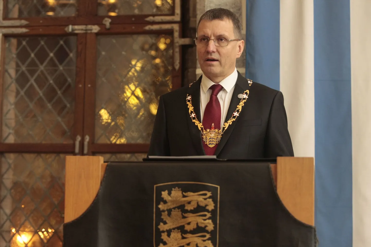 Linnavolikogu esimees Toomas Vitsut.