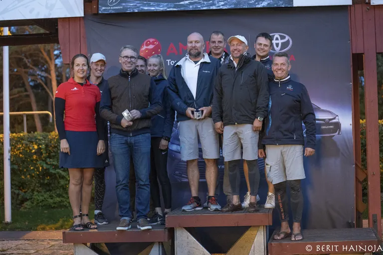 ORC II grupi poodium - Holm-Kalevi Jahtklubi Kolmapäevaregatt 26.08.2020