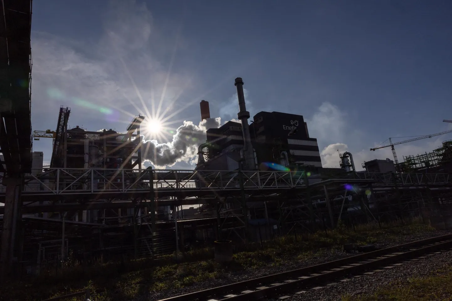 Завод по производству сланцевого масла предприятия Enefit Power.