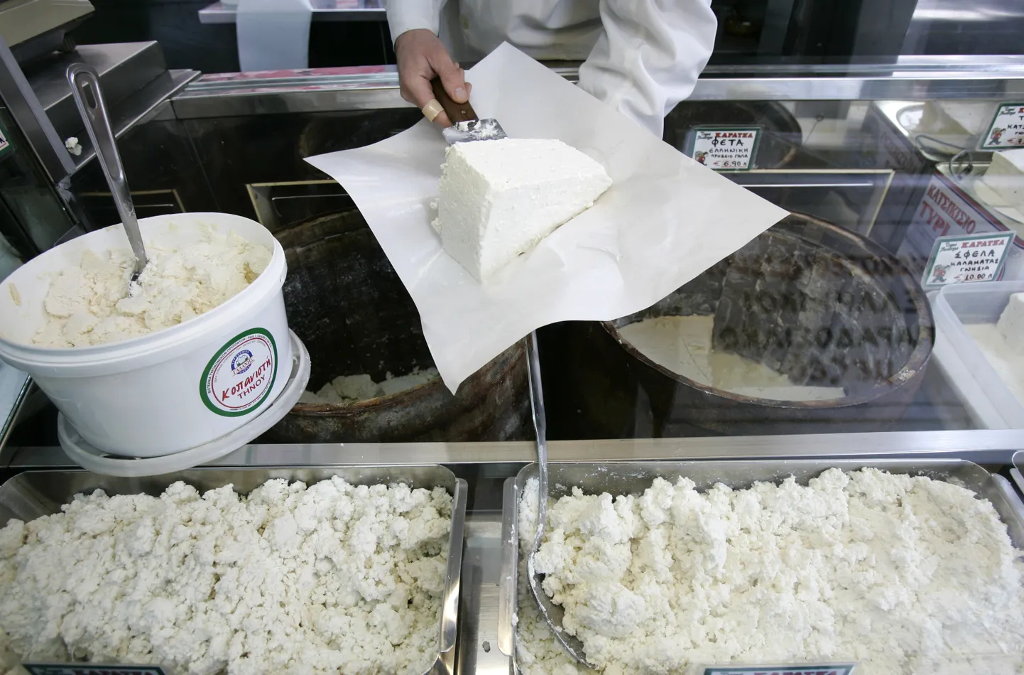 Feta Kreekas Ateena juustupoes 21. november 2007.
