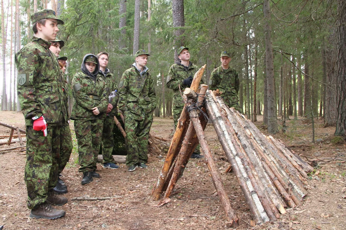 Koolinoorte riigikaitselaager 2017. aastal Tartumaal.